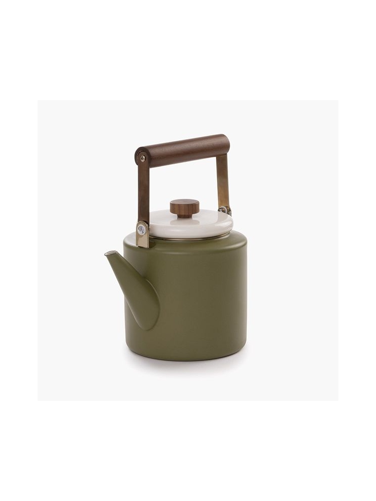 Barebones Barebones Theepot Enamel CKW-1030 koken Barebones Theepot Enamel Olive 2-Tone CKW-1030 koken online bestellen bij Kathmandu Outdoor & Travel