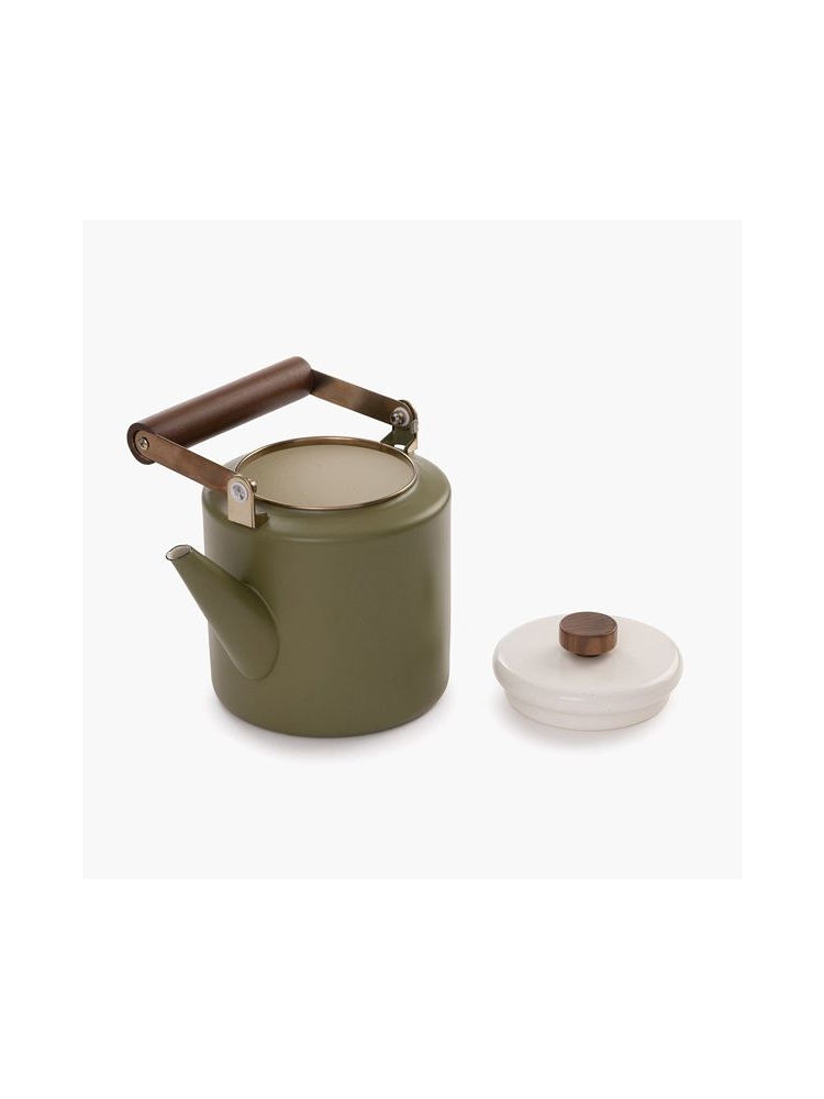 Barebones Barebones Theepot Enamel CKW-1030 koken Barebones Theepot Enamel Olive 2-Tone CKW-1030 koken online bestellen bij Kathmandu Outdoor & Travel