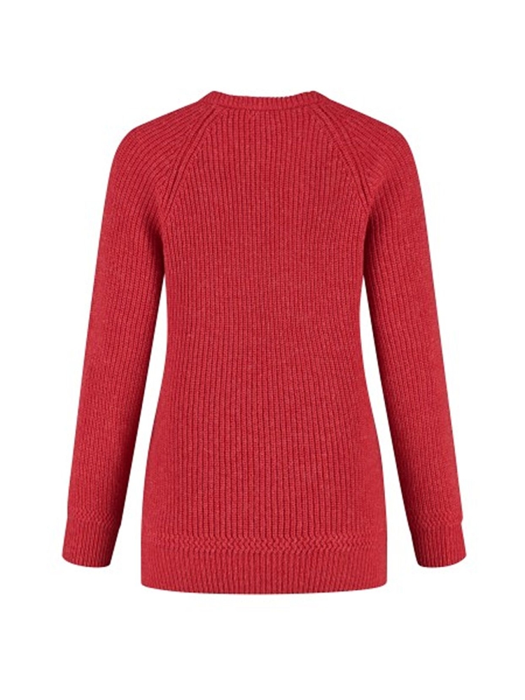 Blue Loop Originals Blue Loop Originals Essential Crewe Sweater Women's SW004-21-B156 fleeces en truien Blue Loop Originals Essential Crewe Sweater Women's Fiery Red SW004-21-B156 fleeces en truien online bestellen bij Kathmandu Outdoor & Travel