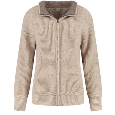 Blue Loop Originals Essential Nautic Cardigan Women's Light Beige Blue Loop Originals Essential Nautic Cardigan Women's Light Beige