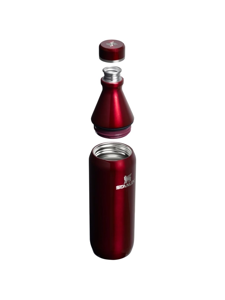 Stanley The All Day Slim Bottle Garnet Shine 10-12069-213 drinkflessen en thermosflessen online bestellen bij Kathmandu Outdoor & Travel