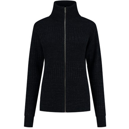 Blue Loop Originals Harlingen Full Zip Women's Navy Melange Blue Loop Originals Harlingen Full Zip Women's Navy Melange