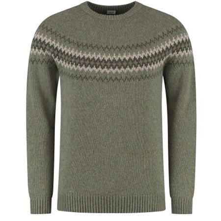 Blue Loop Originals Nordic Sweater Mid Green Blue Loop Originals Nordic Sweater Mid Green