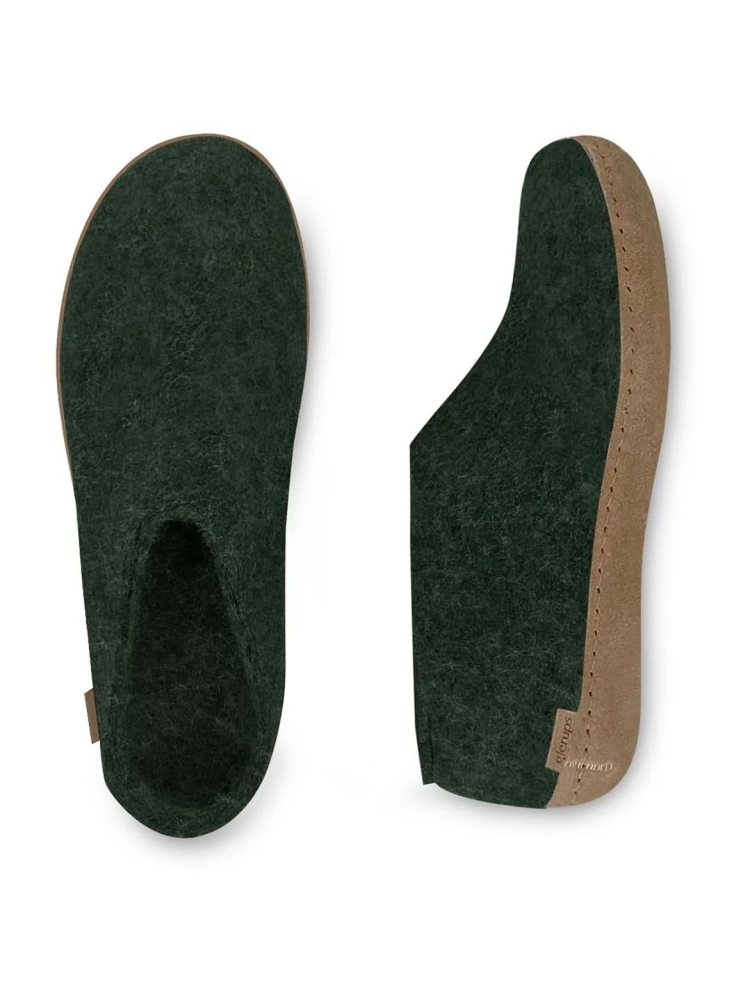 Glerups Glerups Shoe Leather A-09-Forest pantoffels en huissokken Glerups Shoe Leather Forest A-09-Forest pantoffels en huissokken online bestellen bij Kathmandu Outdoor & Travel