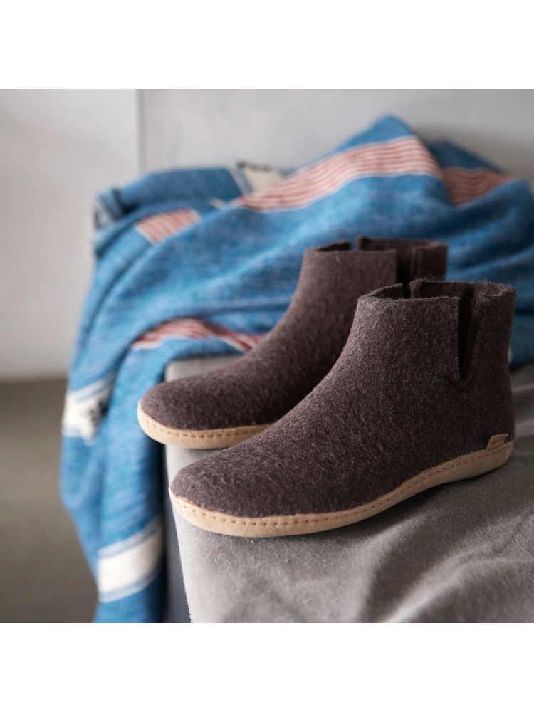 Glerups Glerups Boot Leather G-04-Chestnut pantoffels en huissokken Glerups Boot Leather Chestnut G-04-Chestnut pantoffels en huissokken online bestellen bij Kathmandu Outdoor & Travel