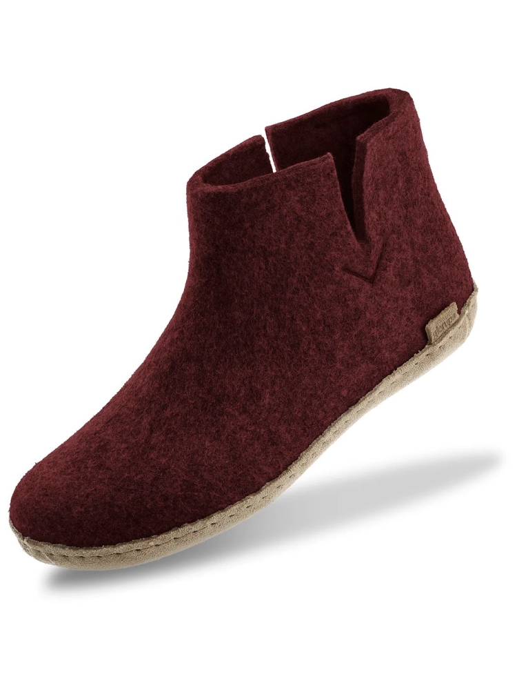 Glerups Glerups Boot Leather G-15-Beet pantoffels en huissokken Glerups Boot Leather Beet G-15-Beet pantoffels en huissokken online bestellen bij Kathmandu Outdoor & Travel
