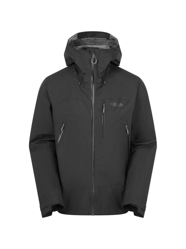 Rab Rab Downpour Mountain Jacket QWI-11-BLK jassen Rab Downpour Mountain Jacket Black QWI-11-BLK jassen online bestellen bij Kathmandu Outdoor & Travel