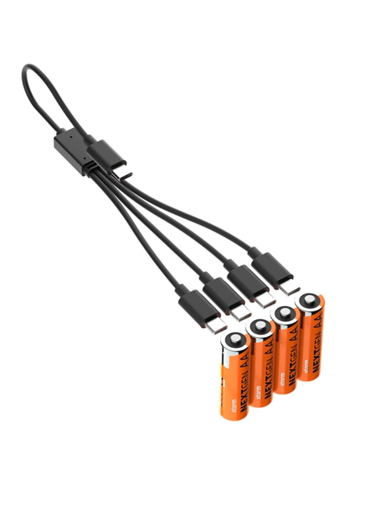 Xtorm Xtorm Oplaadbare AA Batterijen met USB-C - 4 pack XNG2AB4 energie & electronica Xtorm Oplaadbare AA Batterijen met USB-C - 4 pack Orange XNG2AB4 energie & electronica online bestellen bij Kathmandu Outdoor & Travel