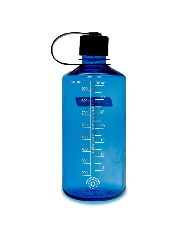 Nalgene Narrow-Mouth 1L Slate Blue Sustain N2021-0532 drinkflessen en thermosflessen online bestellen bij Kathmandu Outdoor & Travel