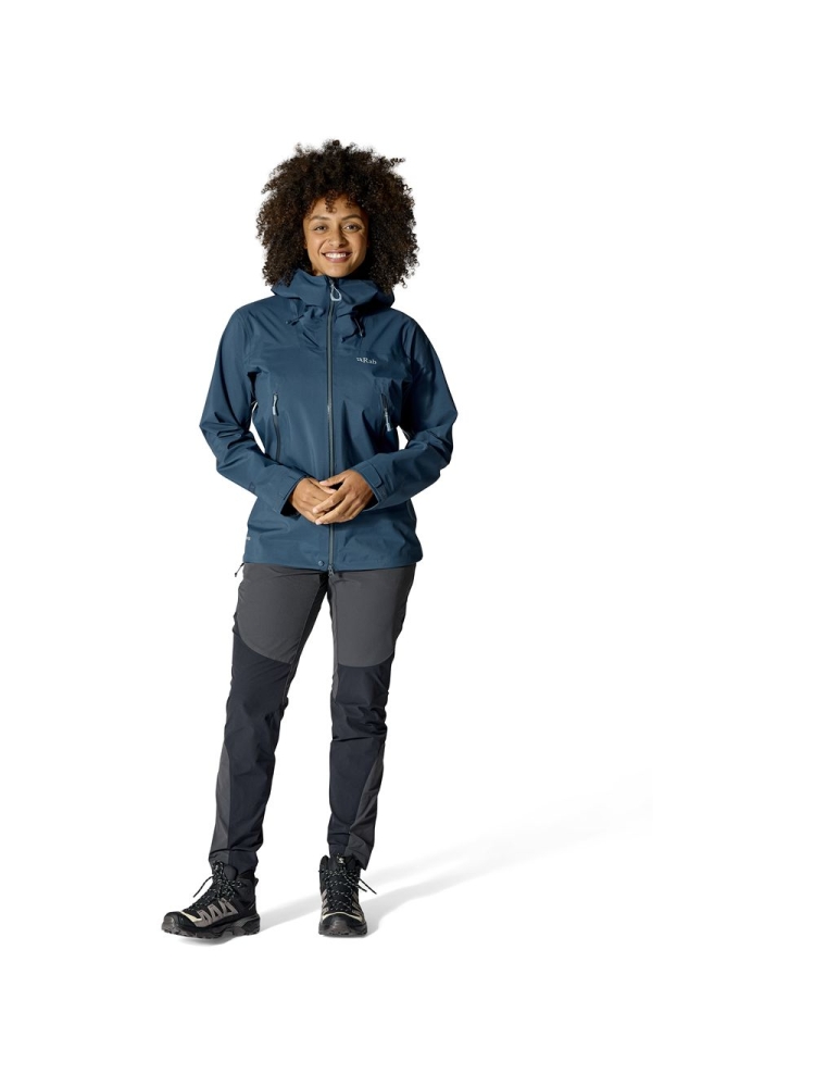 Rab Rab Kangri Jacket Women's QWI-49-TMB jassen Rab Kangri Jacket Women's Tempest Blue QWI-49-TMB jassen online bestellen bij Kathmandu Outdoor & Travel