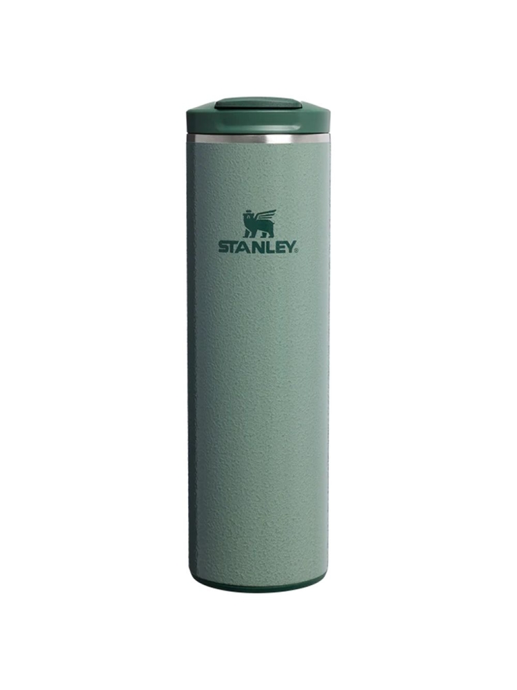 Stanley The Transit Fliptop Mug 0,47L  Hammertone Green 10-13062-020 drinkflessen en thermosflessen online bestellen bij Kathmandu Outdoor & Travel