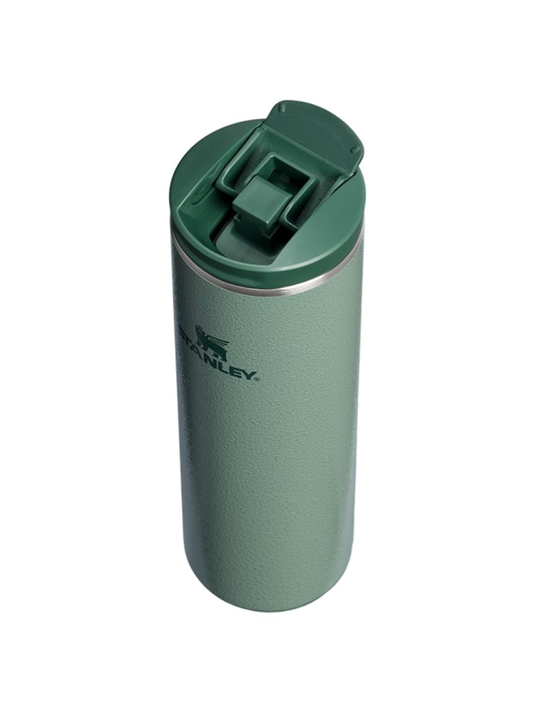 Stanley The Transit Fliptop Mug 0,47L  Hammertone Green 10-13062-020 drinkflessen en thermosflessen online bestellen bij Kathmandu Outdoor & Travel