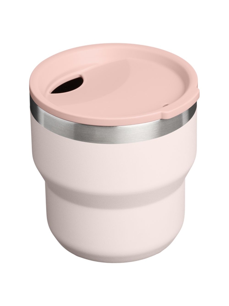 Stanley The Stay Hot Stacking Camp Cup Rose Quartz 10-12078-0037 drinkflessen en thermosflessen online bestellen bij Kathmandu Outdoor & Travel