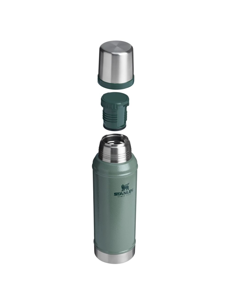 Stanley The Legendary Classic Bottle 0,94L  Hammertone Green 10-11346-091 drinkflessen en thermosflessen online bestellen bij Kathmandu Outdoor & Travel
