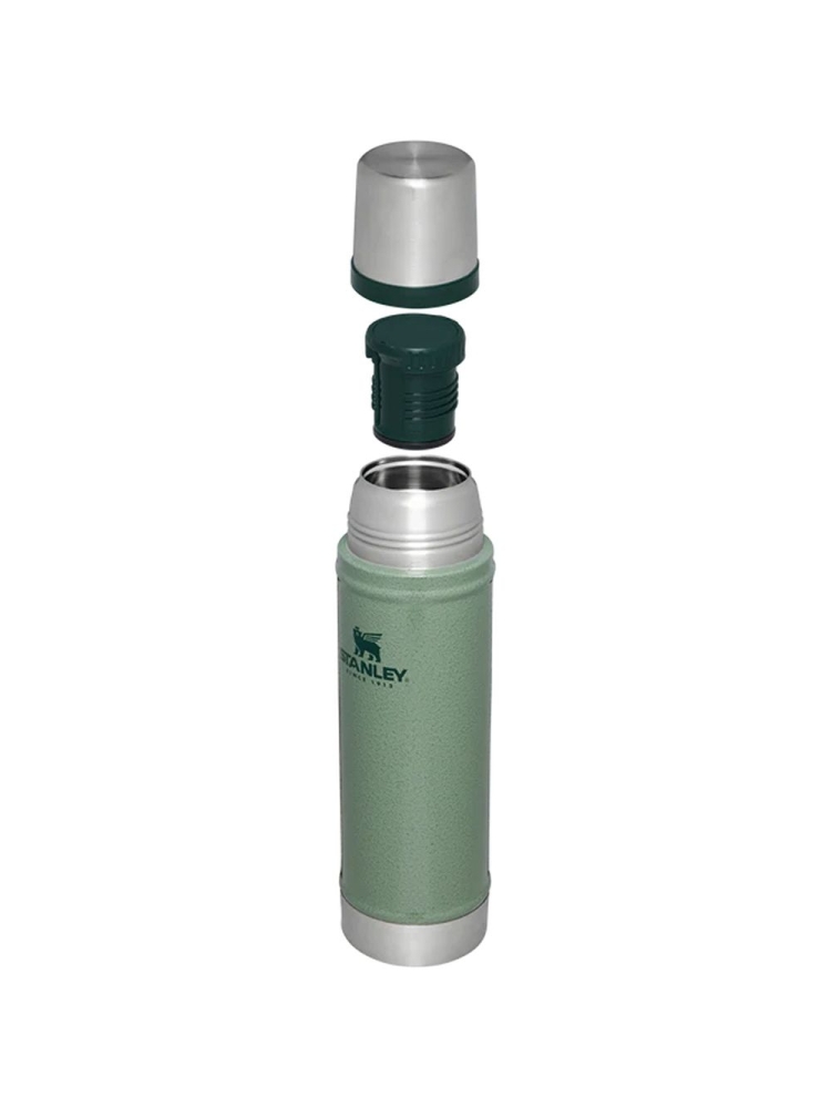 Stanley The Legendary Classic Bottle 0,59L  Hammertone Green 10-11345-042 drinkflessen en thermosflessen online bestellen bij Kathmandu Outdoor & Travel