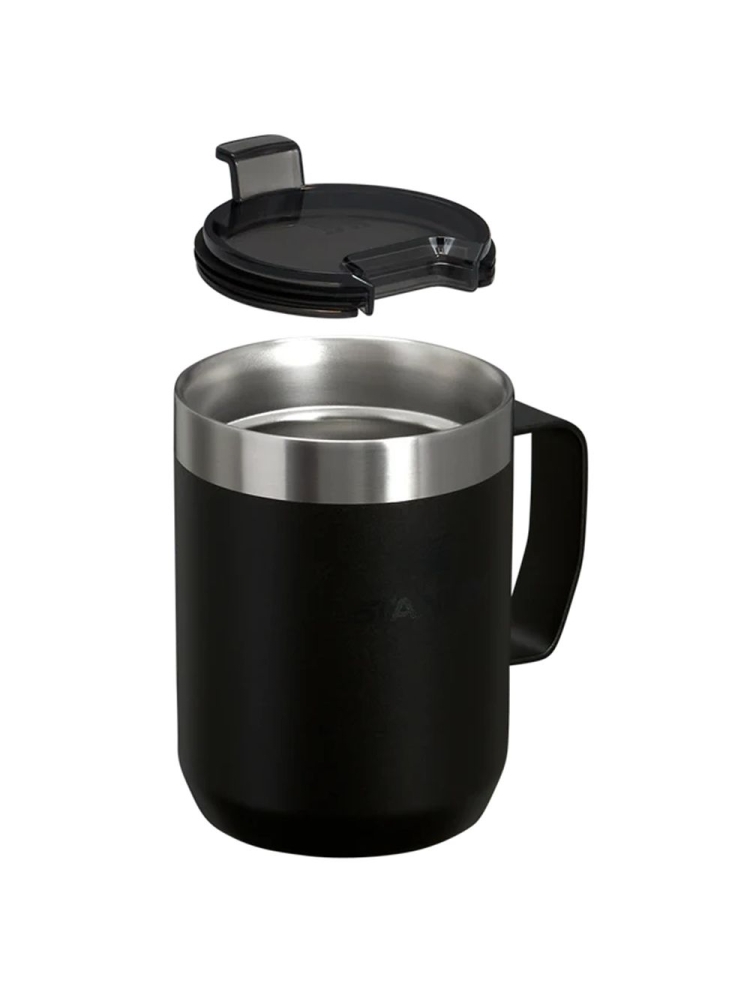 Stanley The Everyday Camp Mug 0,23L  Black 2.0 10-13103-0068 drinkflessen en thermosflessen online bestellen bij Kathmandu Outdoor & Travel