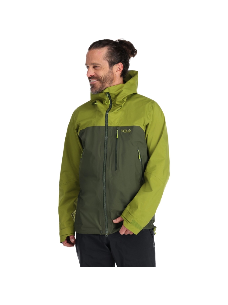 Rab Latok Mountain GTX Jacket Aspen Green/Army QWH-24-ASA jassen online bestellen bij Kathmandu Outdoor & Travel