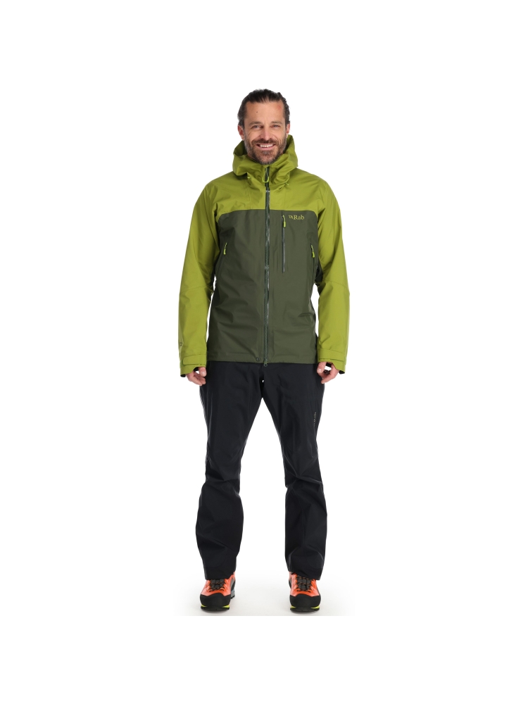 Rab Latok Mountain GTX Jacket Aspen Green/Army QWH-24-ASA jassen online bestellen bij Kathmandu Outdoor & Travel
