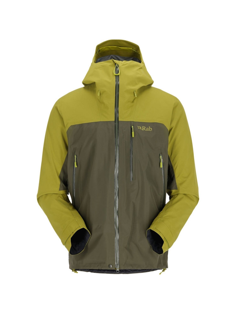 Rab Latok Mountain GTX Jacket Aspen Green/Army QWH-24-ASA jassen online bestellen bij Kathmandu Outdoor & Travel