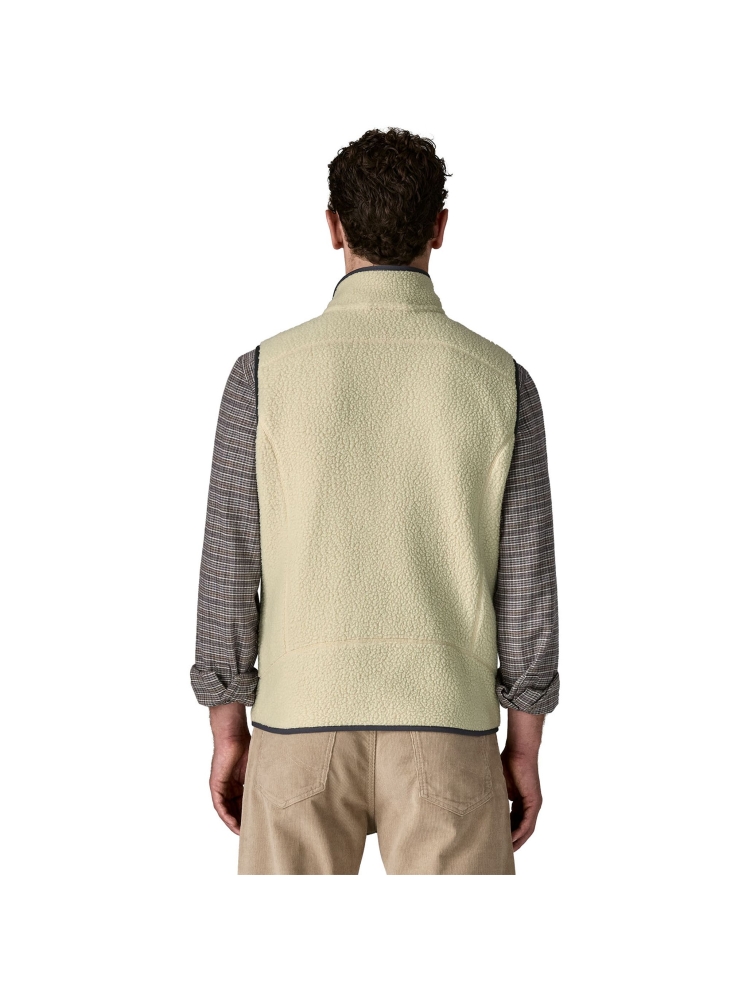 Patagonia Retro Pile Vest Pelican w/Smolder Blue 22821-PNSM jassen online bestellen bij Kathmandu Outdoor & Travel