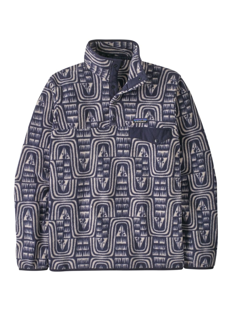 Patagonia Patagonia LW Synch Snap-T P/O 25551-FLSK fleeces en truien Patagonia LW Synch Snap-T P/O Flow: Sunken Blue 25551-FLSK fleeces en truien online bestellen bij Kathmandu Outdoor & Travel