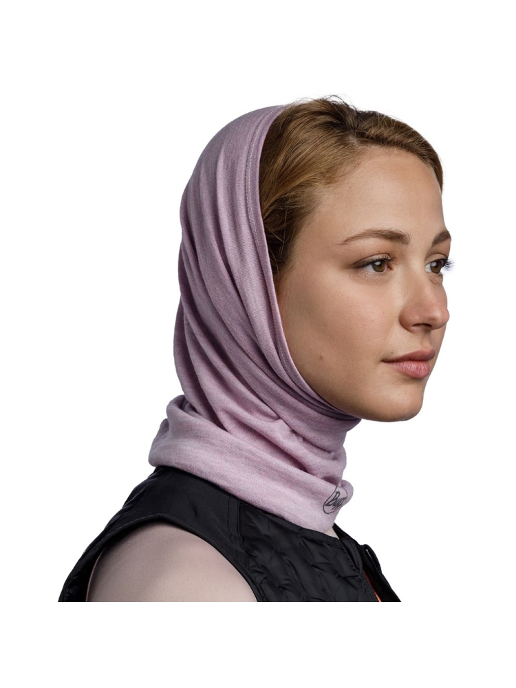 Buff Merino Midweight Melange Lilac Sand 113022640-640 kleding accessoires online bestellen bij Kathmandu Outdoor & Travel